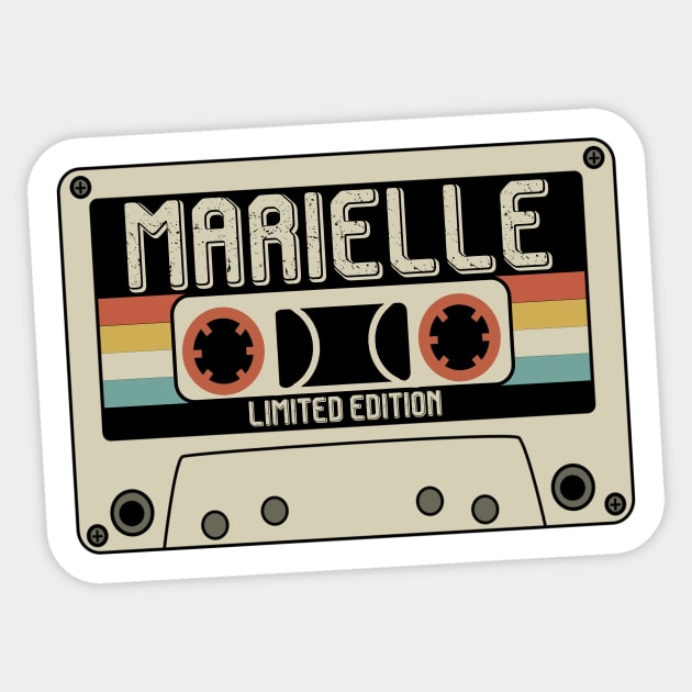 Marielle - Limited Edition - Vintage Style Sticker by Debbie Art